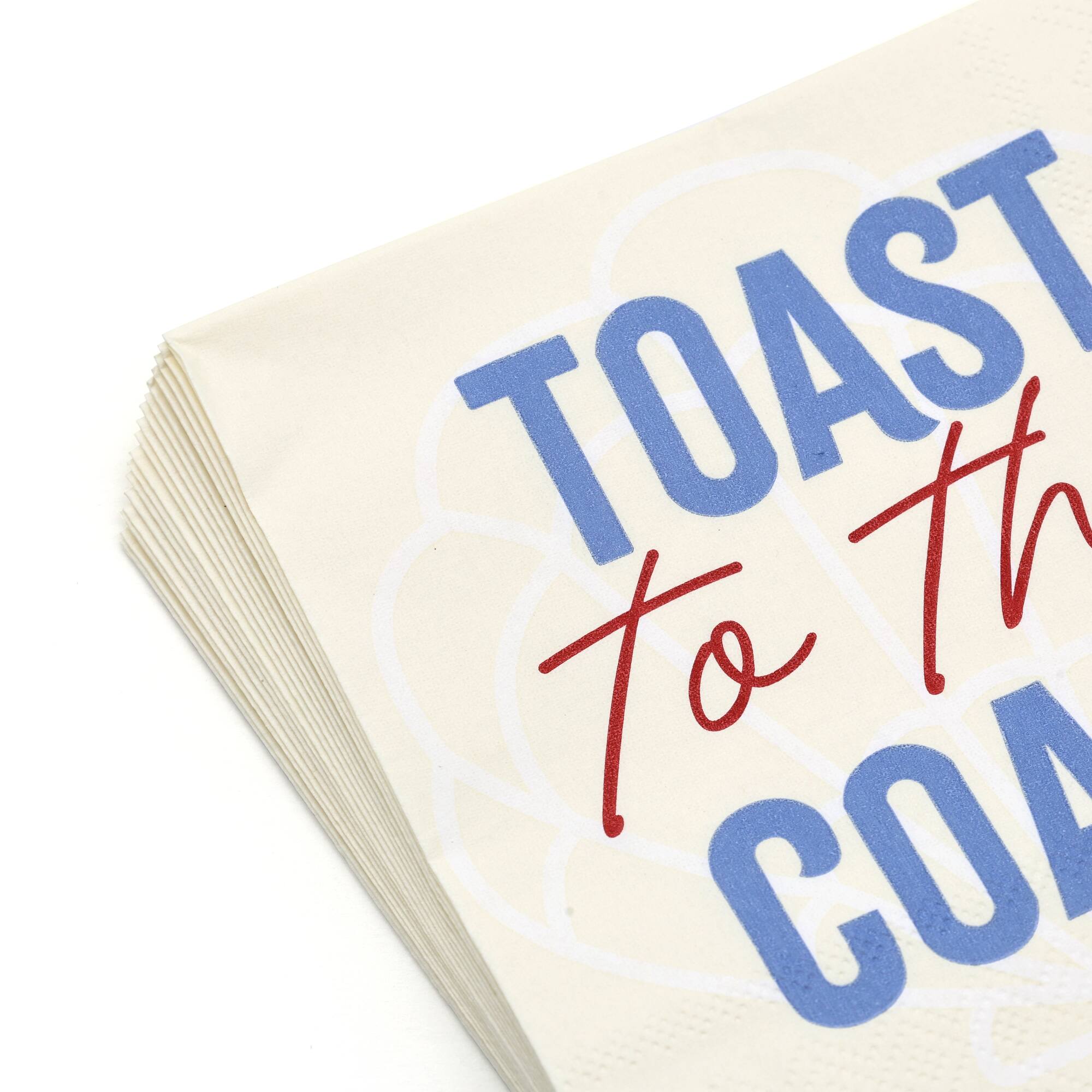 Modern Coast Toast Beverage Napkins, 20ct. by Celebrate It™